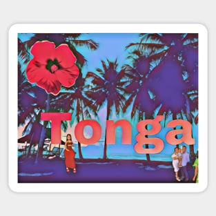 Tonga island  beautiful forever Sticker